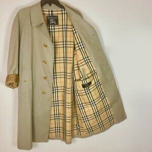 Burberry Mid-length Camden Heritage Car Coat Honey Tan Women's L/XL